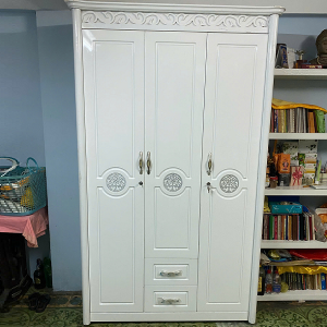 Tủ quần áo 2 cánh 1m2 màu trắng