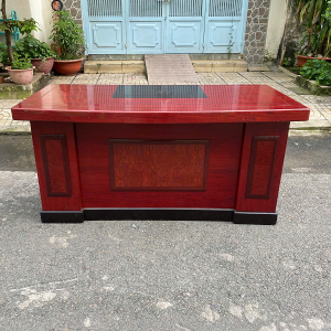 Bàn giám đốc 1m6 ốp giả đá